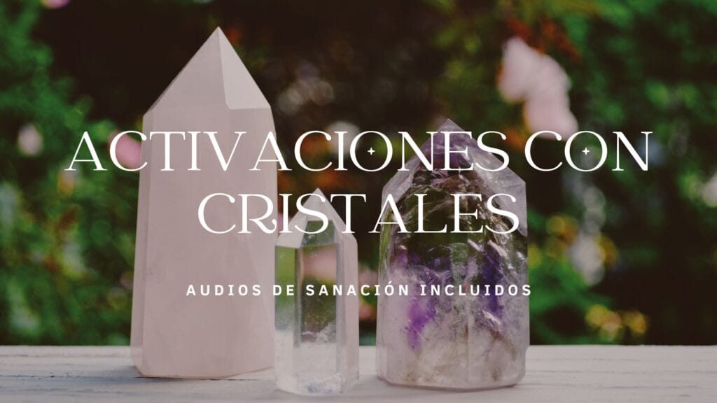 portada del curso de activación con cristales online