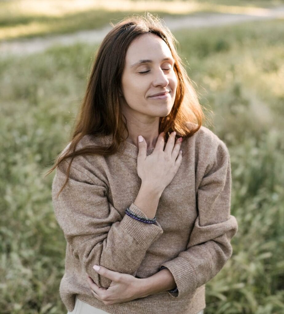 Marina Romés en paz y calma después de una limpieza energética