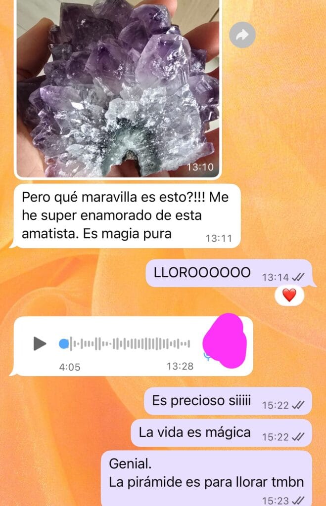 Testimonio curso cristales Pack VIP